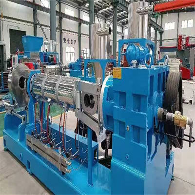 PP PVC Plastic Recycling Granulator 160KW Pe Plastic Flakes Pelletizing Line