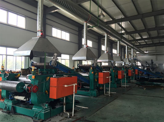 RECLAIM 55KW Rubber Refining Machine For Rubber Reclaim Sheet Line