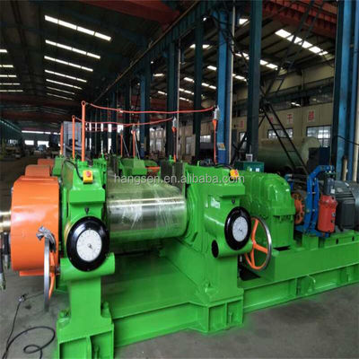 XK560 Open Rubber Mixing Mill Machine 90KW Rubber Mill Mixer