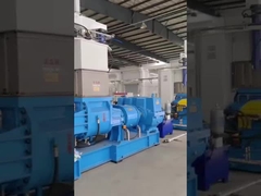 Impastatore di gomma con il doppio coperchio di pressione idraulica